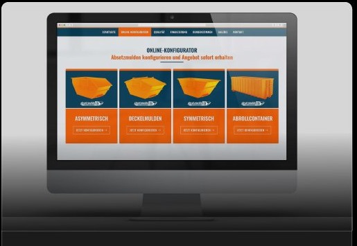 Online-Konfigurator für Container